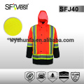 hi vis jacket reflective safety jacket 3m reflective safety jacket winter safety jacket work jacket CSA Z96-09
